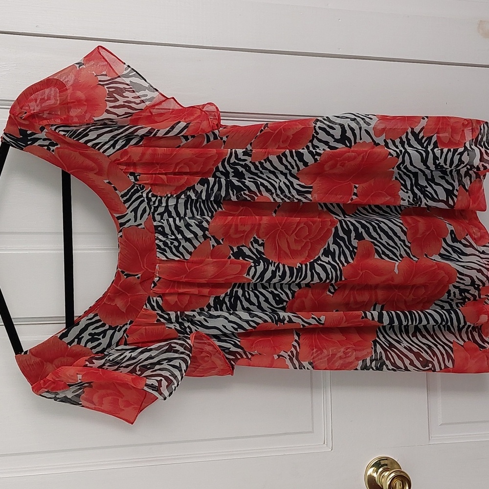 JMB Signature Chiffon Blouse with Sequins - Picture 2 of 9